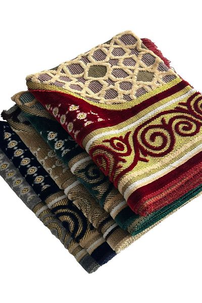 SECCADECİM Luxury Velvet Pilgrim Gift Prayer Dowry Prayer Rug