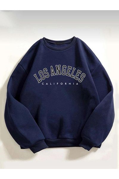 AFROGİYİM Φούτερ με στάμπα Unisex Oversize Los Angeles California
