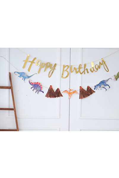Partifabrik Тематичний настінний напис «Юрські динозаври» — милий ретро-напис...
