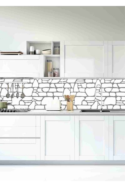 ENGINPRINT Kitchen Countertop Tile Foil Covering Sticker