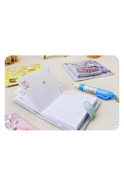 BLA GROUP Kuromi My Melody Cinamorol Pompompurin - Set drăguț de creion pentru mini caiet