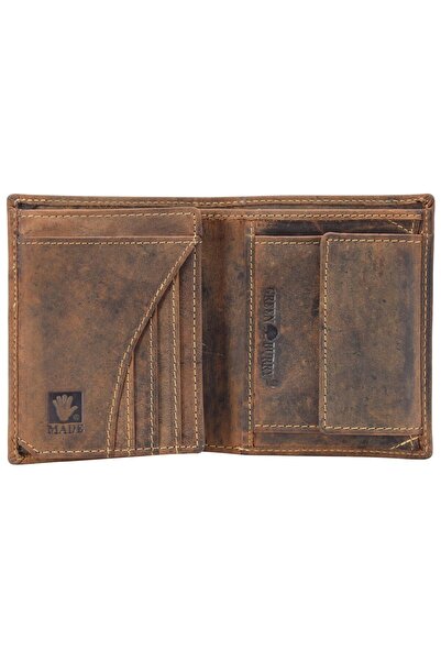 Greenburry Vintage wallet horse leather 9.5 cm