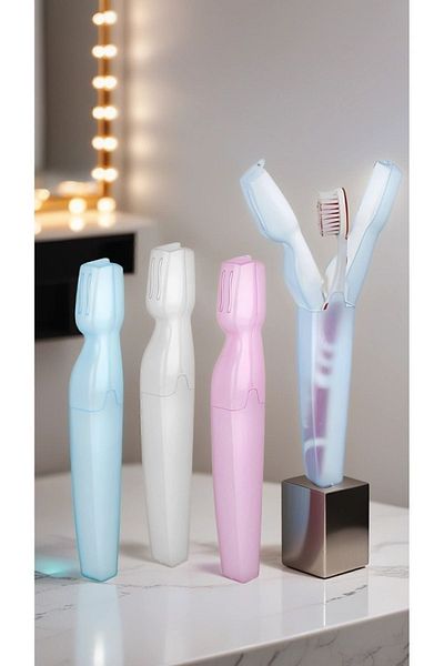 Transformacion Toothbrush Box with Lid 4 PCS Scappini Design
