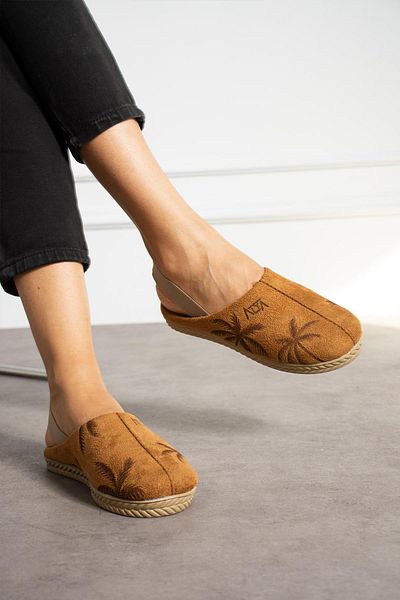 Moda Frato Modafrato PALMİYE Γυναικείες παντόφλες εσωτερικού χώρου Ελαστικά παπούτσια για το σπίτι