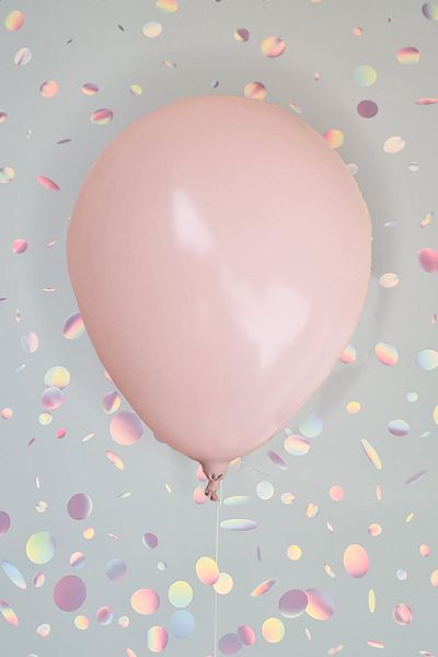 PEKSHOP Retro Pink Blush Latex Balloon 12 inch Retro Color Balloons 10 pcs