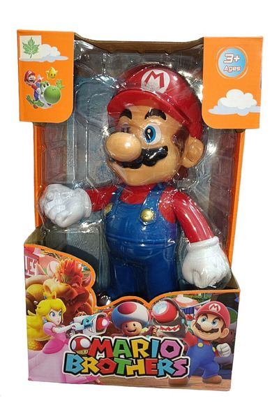 Happy Toys Super Mario Red Mario Boxed Toy with Sound and Light