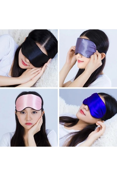 PEMBECİN Uyku Göz Bandı Maskesi Işık Önleyici Gözlük Maske Bant Eye Mask
