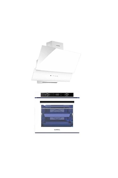 Luxell 88 Litre Platinium Beyaz Ank Set A68-sgf3 Fırın /da6 835 Davlumbaz Kum...