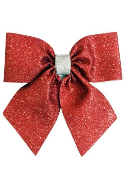 Genel Markalar Büyük Boy Hazır Fiyonk Eva Simli Kırmızı ( 25 Cm * 25 Cm )