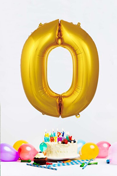 PEKSHOP Gold Number Foil Balloon Gold Number Balloons 16 Inch 40 Cm