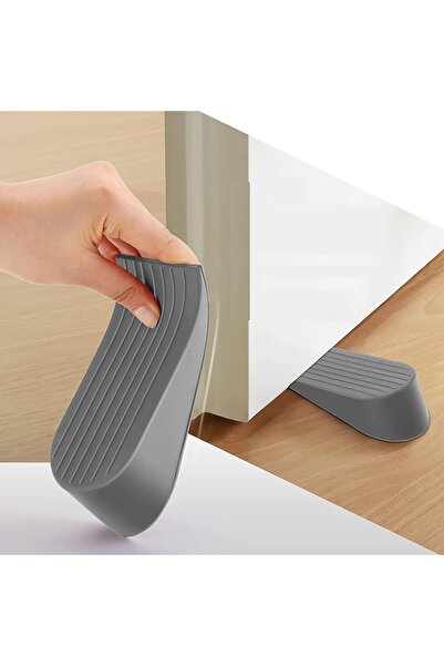 HomeCare Bloque Gri 12 Adet Kauçuk Kapı Stopperi 716404