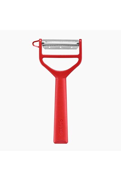 Opinel T-Duo Polymer Handle Fruit-Vegetable Peeler Red