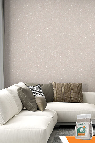 Ventrawall Ipek Sıva | Canlı Sıva | Isı Ve Ses Yalıtımlı Sıva | %100 Pamuk | Krem | C03 - 1,5 Kg -5m²