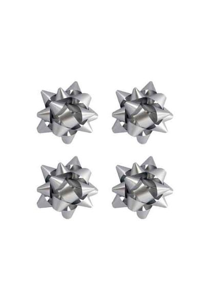 Partioutlet Silver Gift Package Ornament 50 Pieces 5 Cm