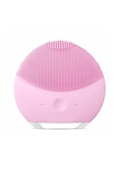 pazariz Pembe Titreşimli Yüz Temizleme Cihazı Yüzmasaj Aleti Makyaj Temizleyici