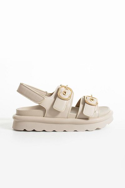 DUXAL SHOES Sandale Camelia pentru damă - Detaliu cu cataramă dublă