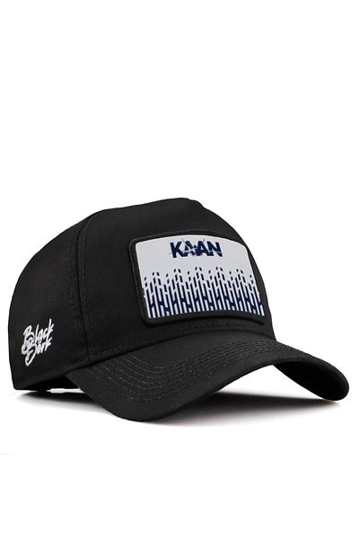 BlackBörk V2 Trucker Izler Kaan Licensed черно-бяла шапка от кордура