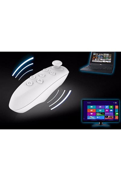 VR BOX نظارات الواقع الافتراضي ثلاثية الأبعاد مع جهاز تحكم بلوتوث