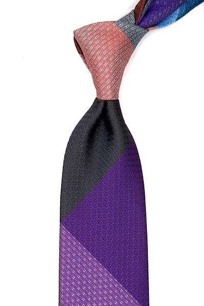 Kravatkolik Colorful Dot Pattern Patchwork Classic Tie - Kk12762