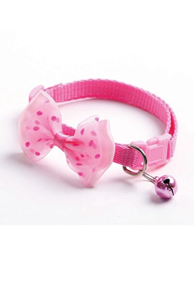 pazariz Papyonlu Kedi Ve Küçük Irk Köpek Boyun Tasması Çıngıraklı