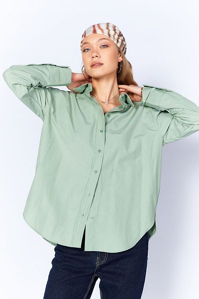 EDITION Mint Poplin Women's Shirt - Relaxed Fit| Additional100163867-3867