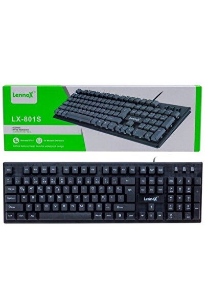 pazariz Pazarız Lennox Lx-801s Usb Kablolu Klavye
