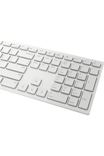 OWWOTECH Ultra Slim Tv Pc Mobile Tablet Uyumlu Kablosuz Q Klavye Mouse Set Siyah 2.4 Ghz Wireless Set Numlock