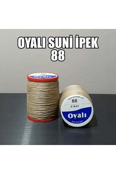 OYALI ΤΕΧΝΗΤΟ ΜΕΤΑΞΩΤΟ ΑΡΙΘ.: 88 Κλωστή κεντήματος 4 στρώσεων