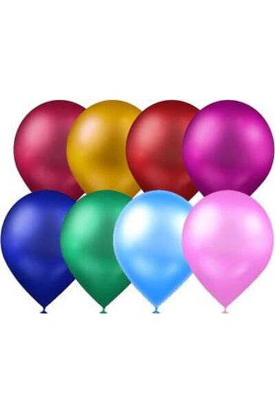 Firsat Ayi Atom Balloon Atom Balloon Metallic Mixed Color Balloon 12 Inch 100...