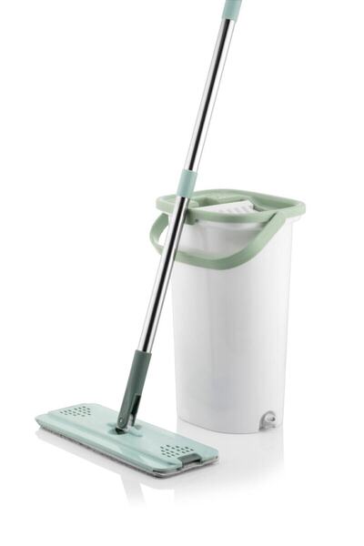 pazariz Pazarız Yer Duvar Silme Microfiber Paspas Temizlik Seti