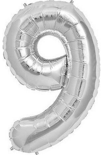 Firsat Ayi 100 cm Deal Bear Helium Balloon - Silver Foil, Giant Size 9