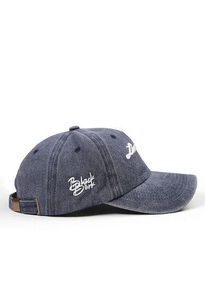 BlackBörk Navy Blue Vintage Unisex Baseball Cap