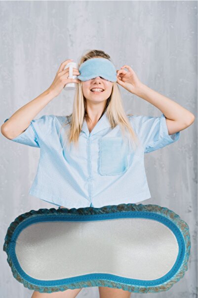 PEMBECİN Uyku Göz Bandı Maskesi Işık Önleyici Gözlük Maske Bant Eye Mask