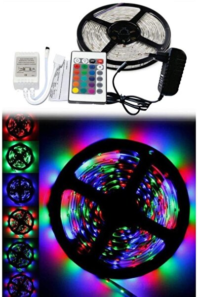 rennway 5mt 20 Fonksiyonlu Uzaktan Kumandalı Rgb Gaming Led Şerit Işık