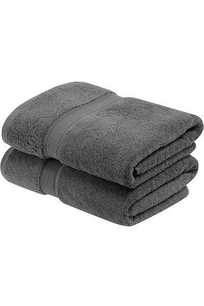 Özdilek 90x150 cm 2-Piece Shower Towels - 100% Cotton Bath Towels
