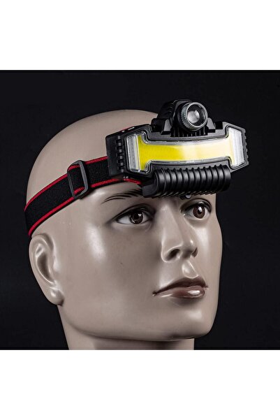 pazariz Kafa Feneri Şarjlı Tepe Lambası Arama Kurtarma Balıkçı Avcı Kamp Su G...