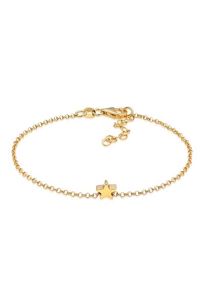ELLI Armband Damen Kette Stern Anhänger Astro Basic 925 Sterling Silber