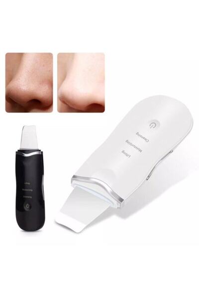 pazariz Scrubber Ultrasonic Siyah Nokta Akne Spatula Şarjlı Cilt Temizleyici