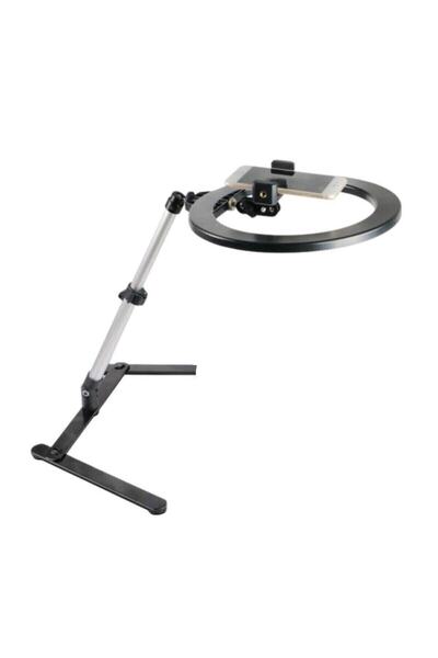 pazariz Selfie Işığı Light Ring 10 Inç 25 Cm Çapın Da Beyaz Sarı Led Masaüstü