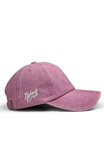 BlackBörk Unisex Vintage Wild Thing καπέλο μπέιζμπολ - Dusty Pink (TOLDED CAP)