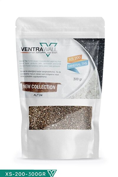 Ventrawall Altın Rengi Doğal Mineralli Taşlar XS-200-300GR