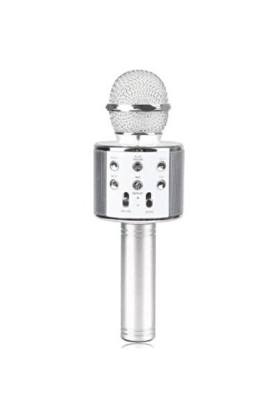 Evervox Karaoke Mikrofon Silver