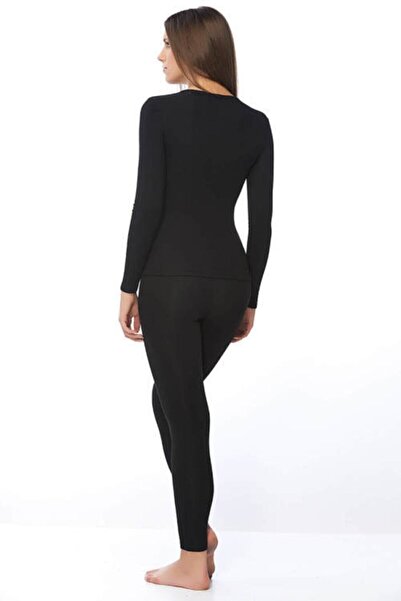 bejamonti chocolate baby kids BONBONETTİ Μαύρο Γυναικείο Θερμικό Σετ -20 Μοίρες