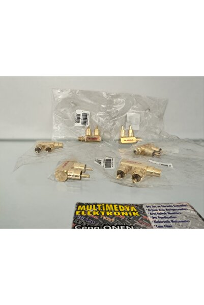 FORAY FOR-XX METAL Y FİŞ XY-54t KABLO - GOLD JAK1 DİŞİ 2 ERKEK ÇIKIŞLI