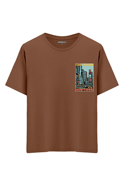 Mounte Bianca Unisex Tajm Skver - Oversize kroj T-shirt