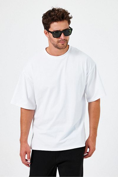 ALEXANDERGARDI Basic Oversize T-Shirt - Slit Detail (Un-70418)