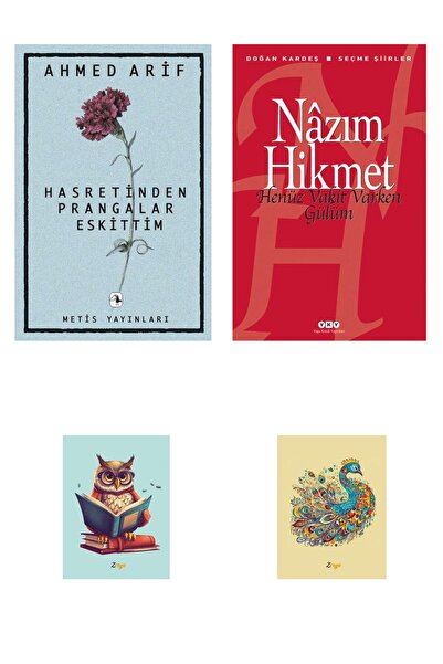 Dara Yayınları Hasretinden Prangalar Eskittim - Ahmed Arif -henüz Vakit Varken Gülüm-nazım Hikmet-(2 NOT DEFTERLİ)