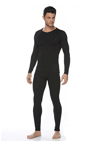 bejamonti chocolate baby kids Men's Black Thermal Suit - 700 Model