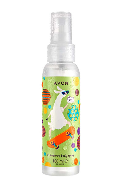 AVON Lama Dude Naturals Çilek Kokulu Çocuk Vücut Spreyi 100 Ml.