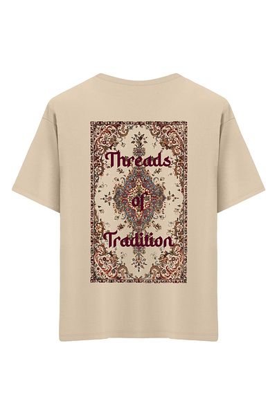 Mounte Bianca Unisex Threads - Oversize T-Shirt